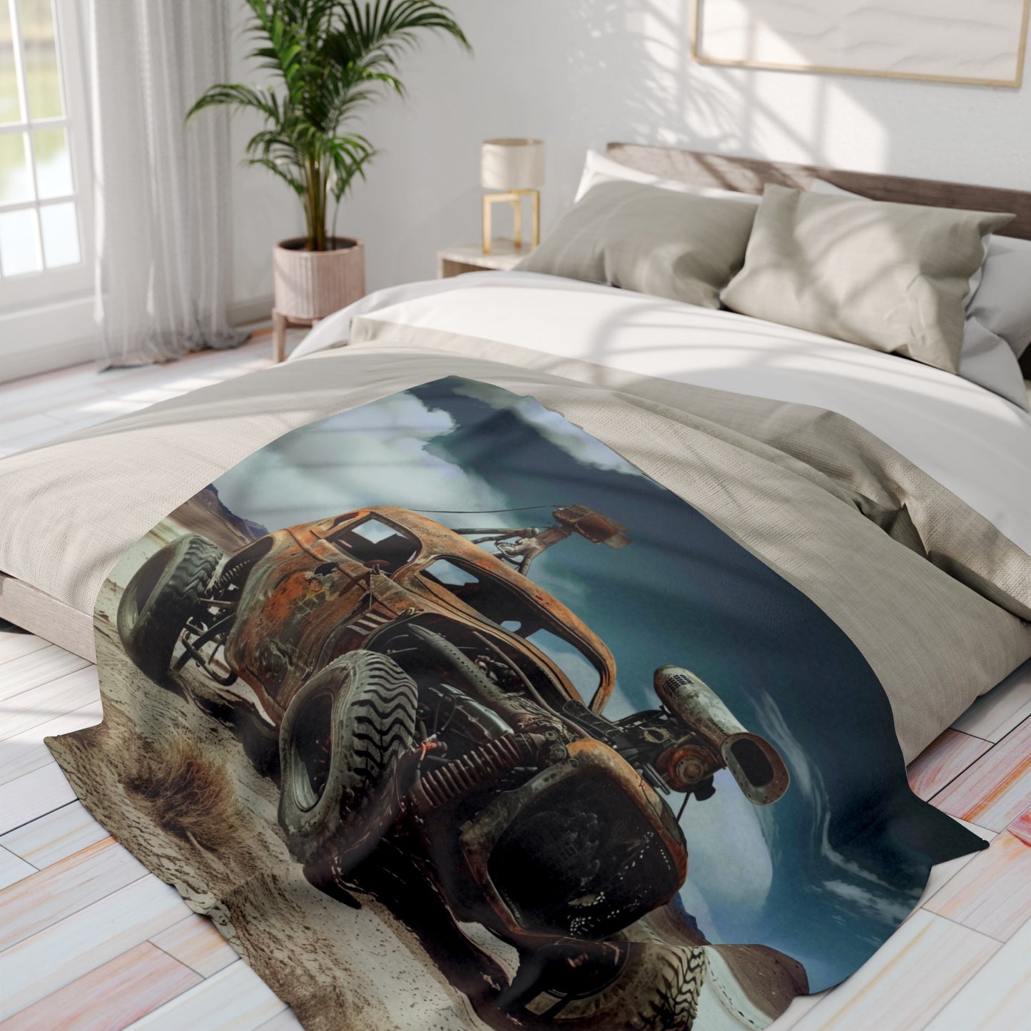 Car 3 Arctic Fleece Blanket - USA