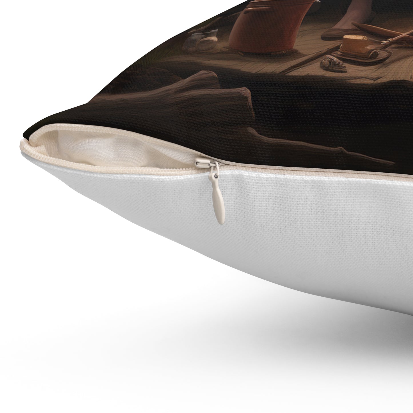 Folk Music #4 - Spun Polyester Pillow - USA