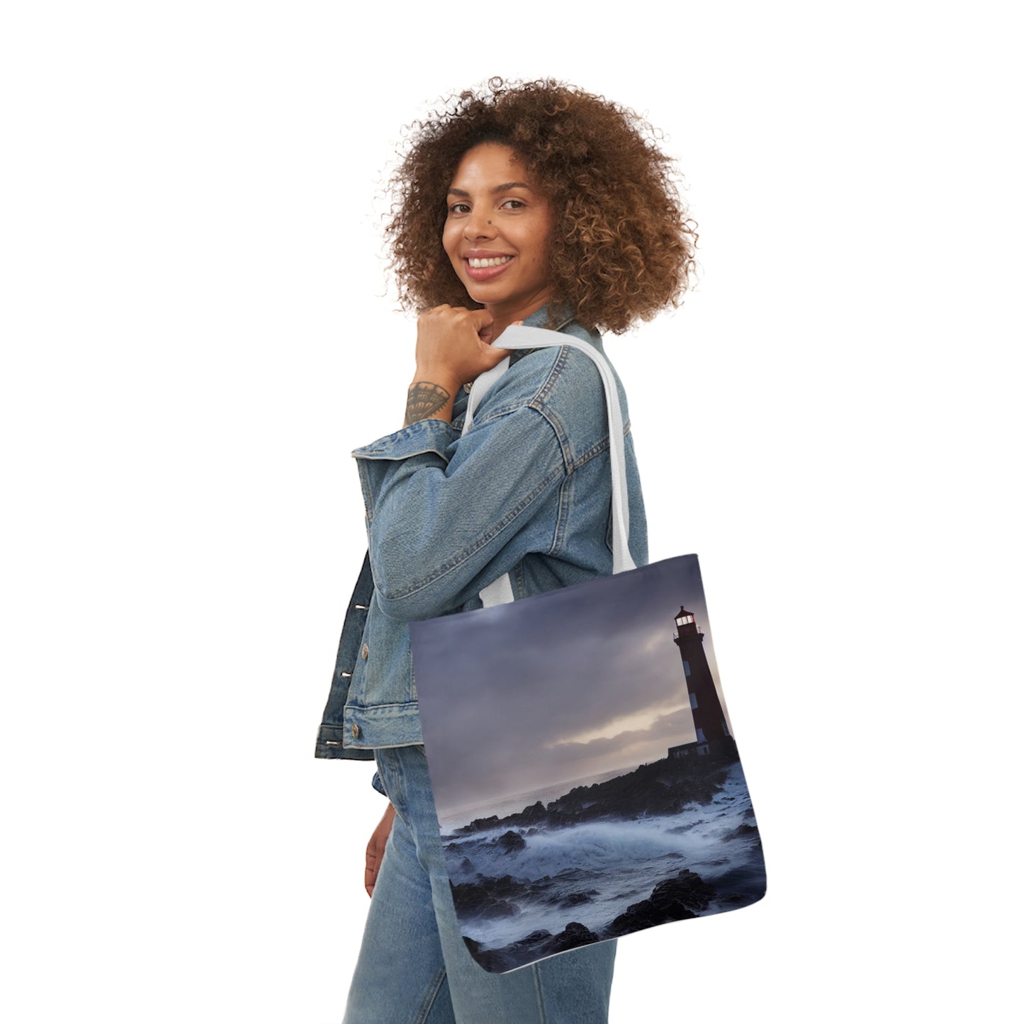 Seascape #3 - Polyester Canvas Tote Bag (AOP)