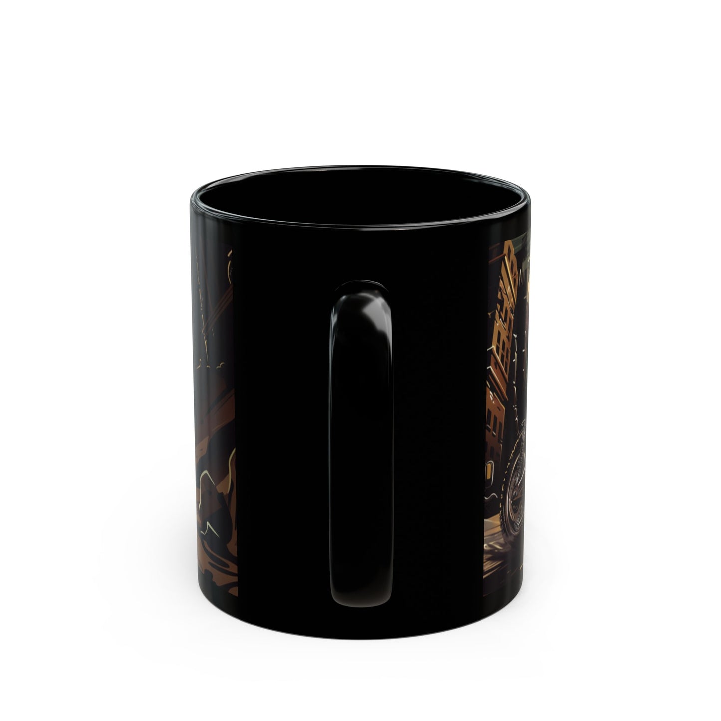 Bobber Biker - Black Mug (11oz) UK