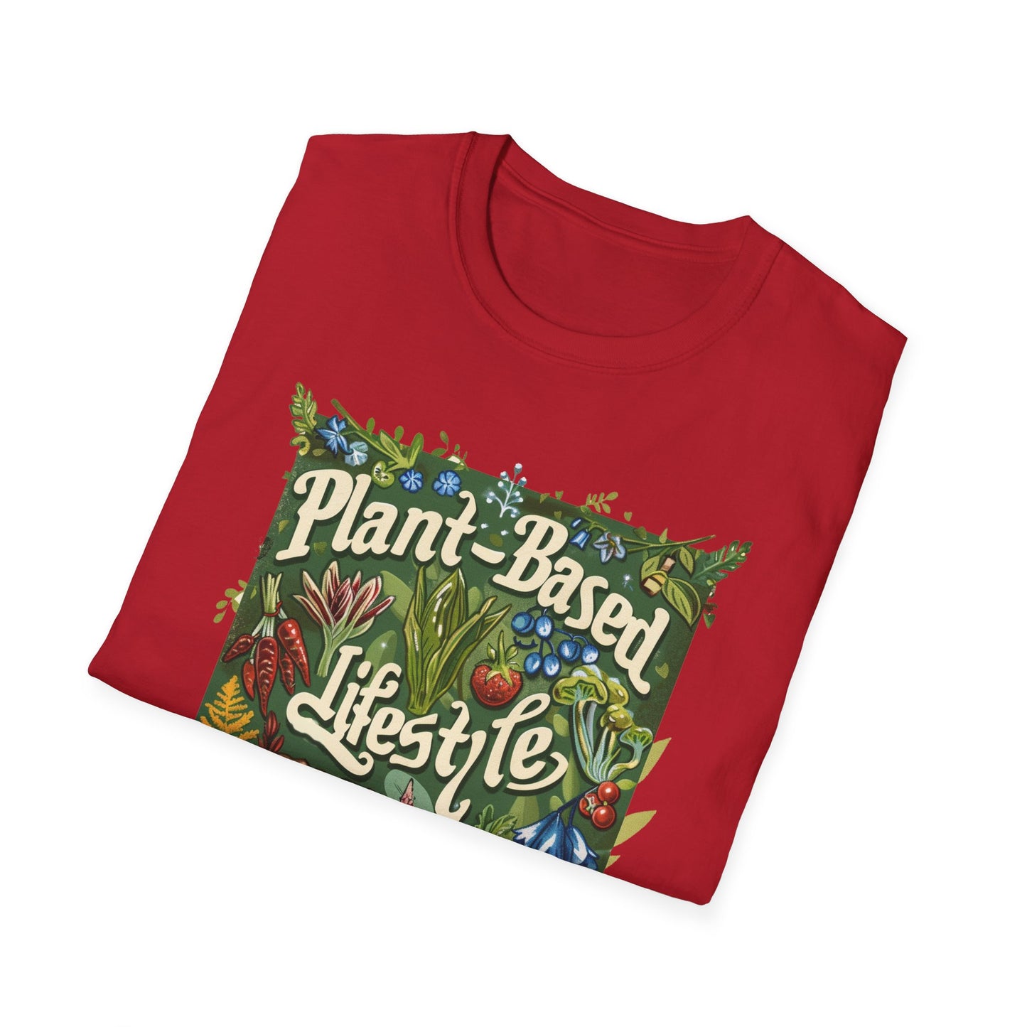 Plant Based Lifestyle #2 - Unisex Softstyle T-Shirt (UK)