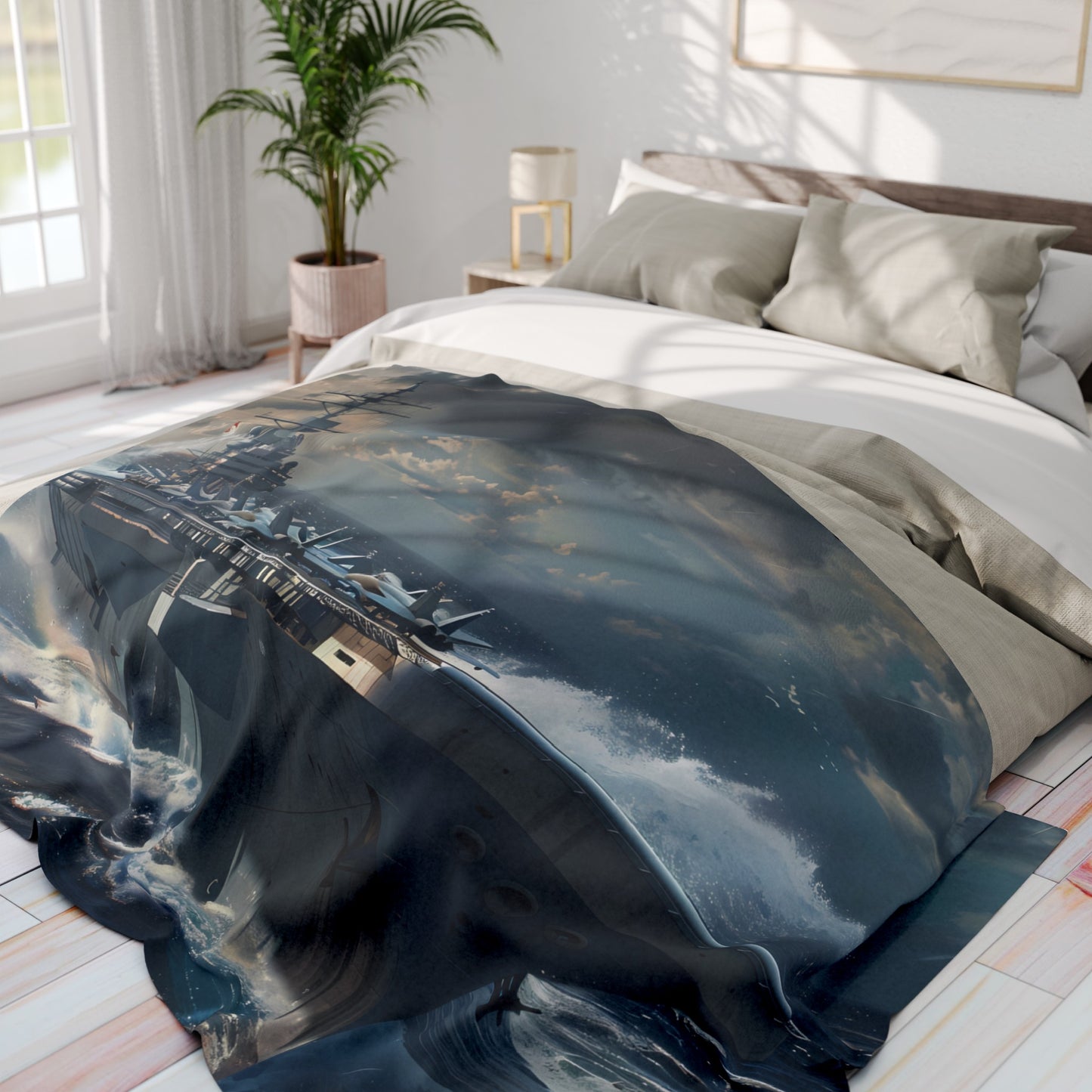 Aircraft Carrier 1 Arctic Fleece Blanket- UK