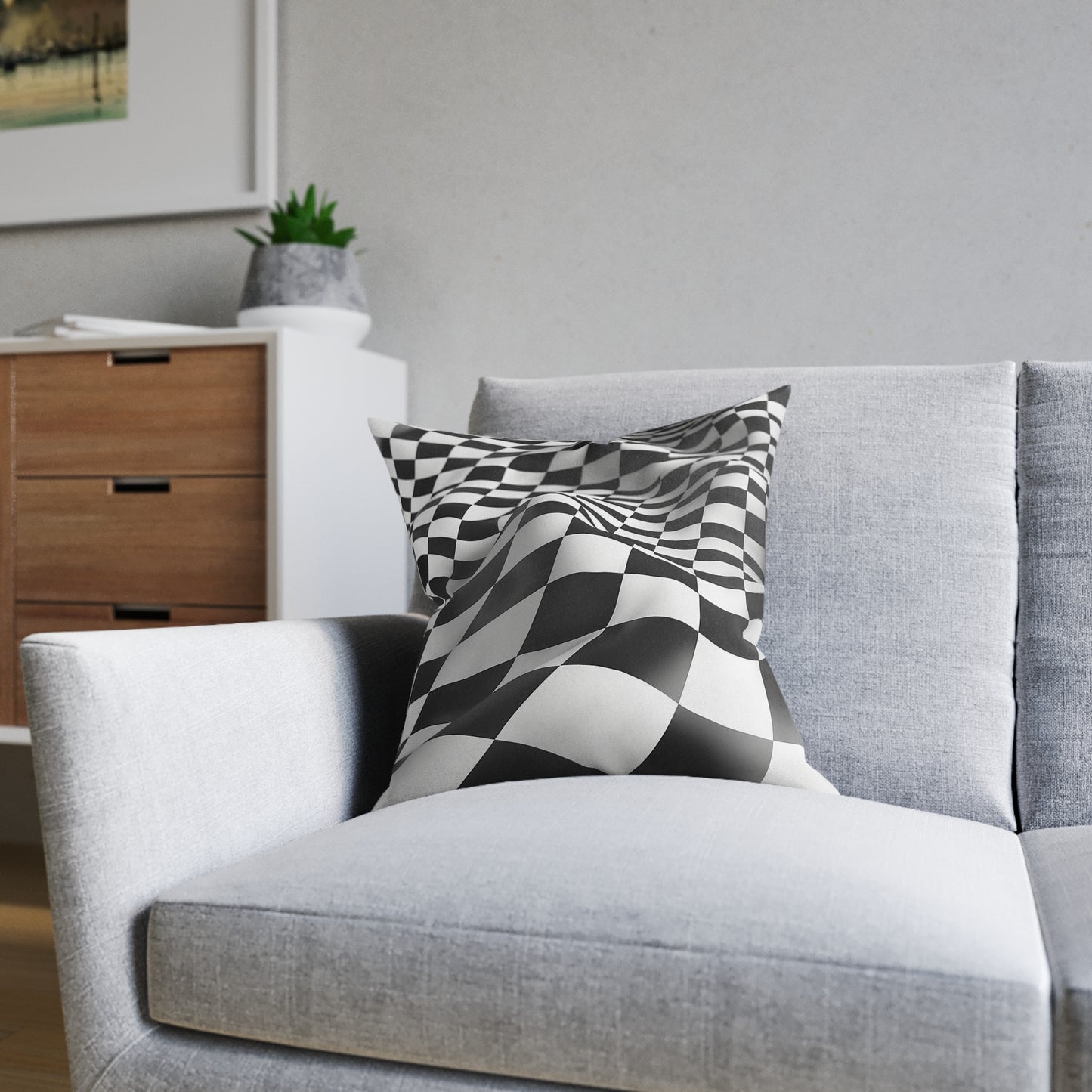 Illusion - Square Pillow - UK