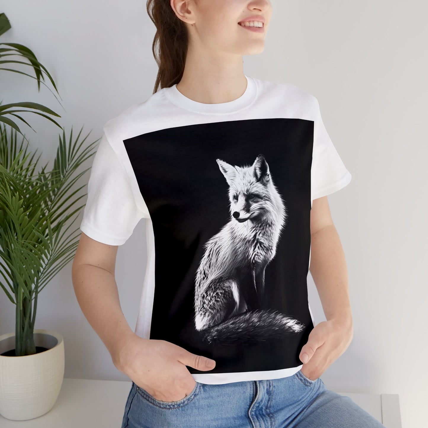 Fox Silhouette Unisex Jersey Short Sleeve Tee