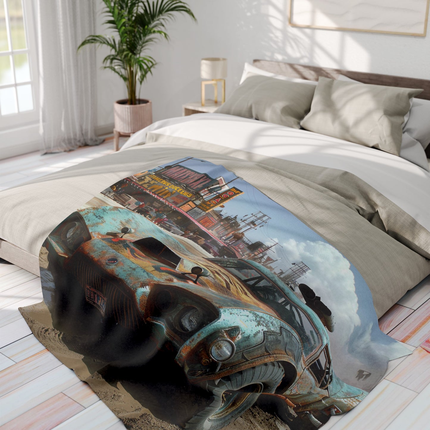 Car 2 Arctic Fleece Blanket - USA