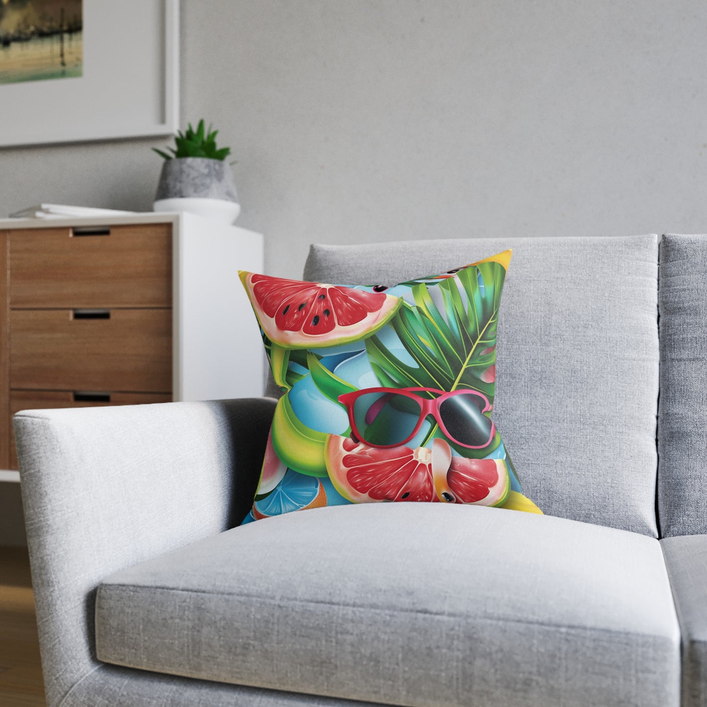 Summer Time 2 - Square Pillow - UK