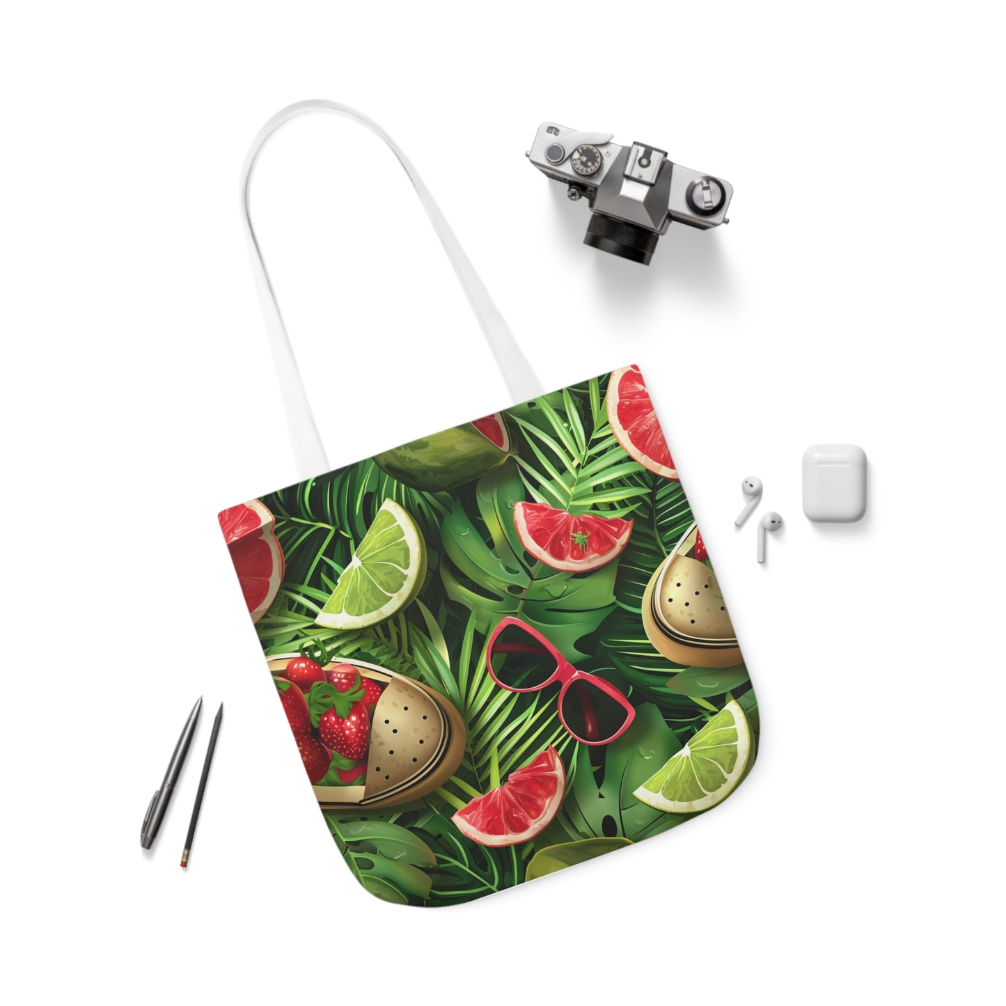 Summertime #8 - Polyester Canvas Tote Bag (AOP)