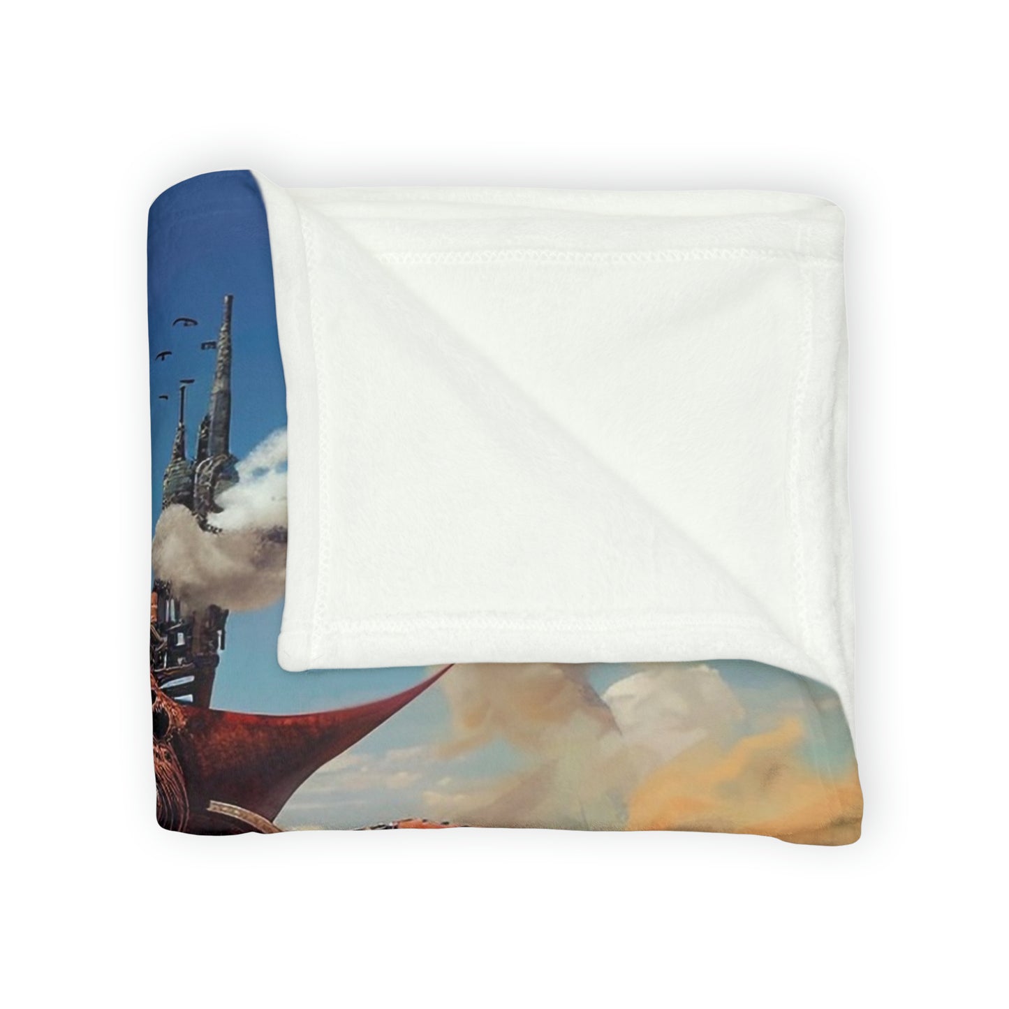 Steampunk Racer #1 - Soft Polyester Blanket