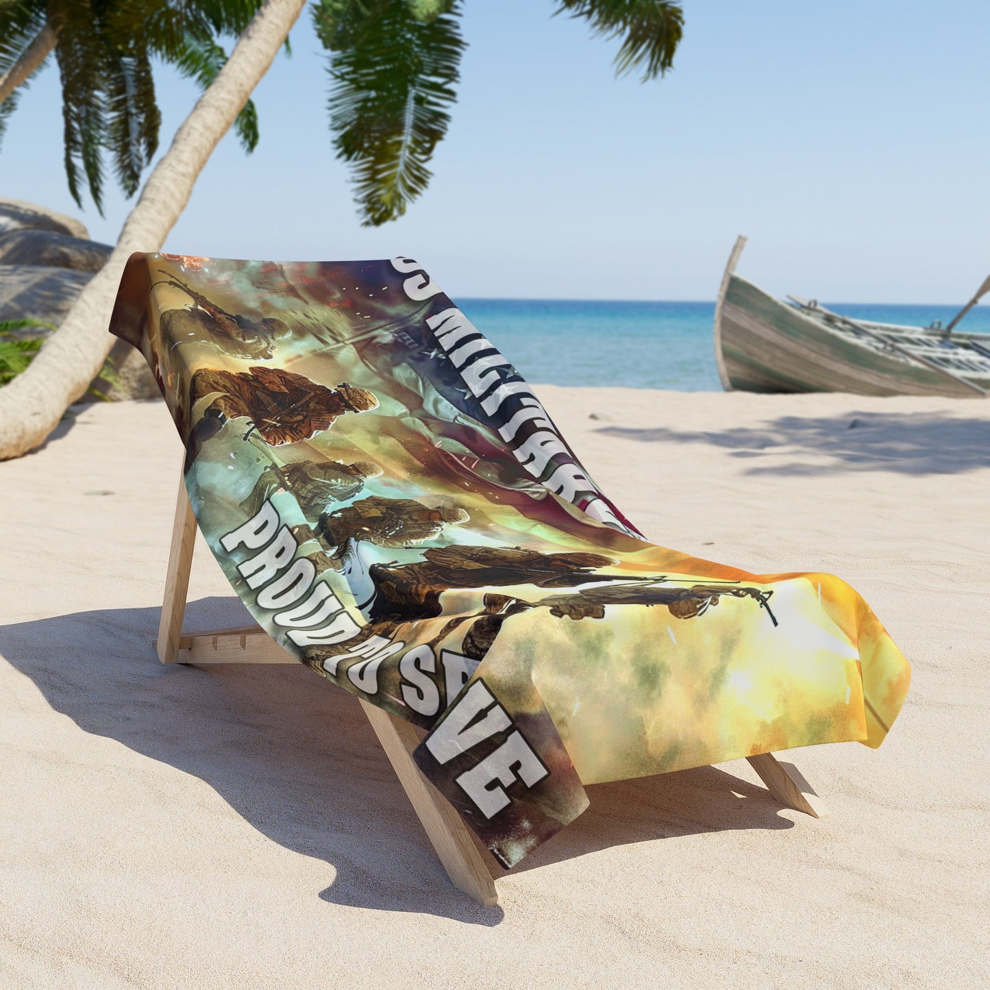 US Military Beach Towel - USA Only