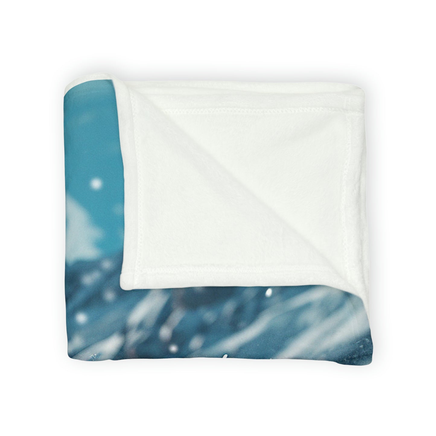 Downhill Skier #2 - Soft Polyester Blanket