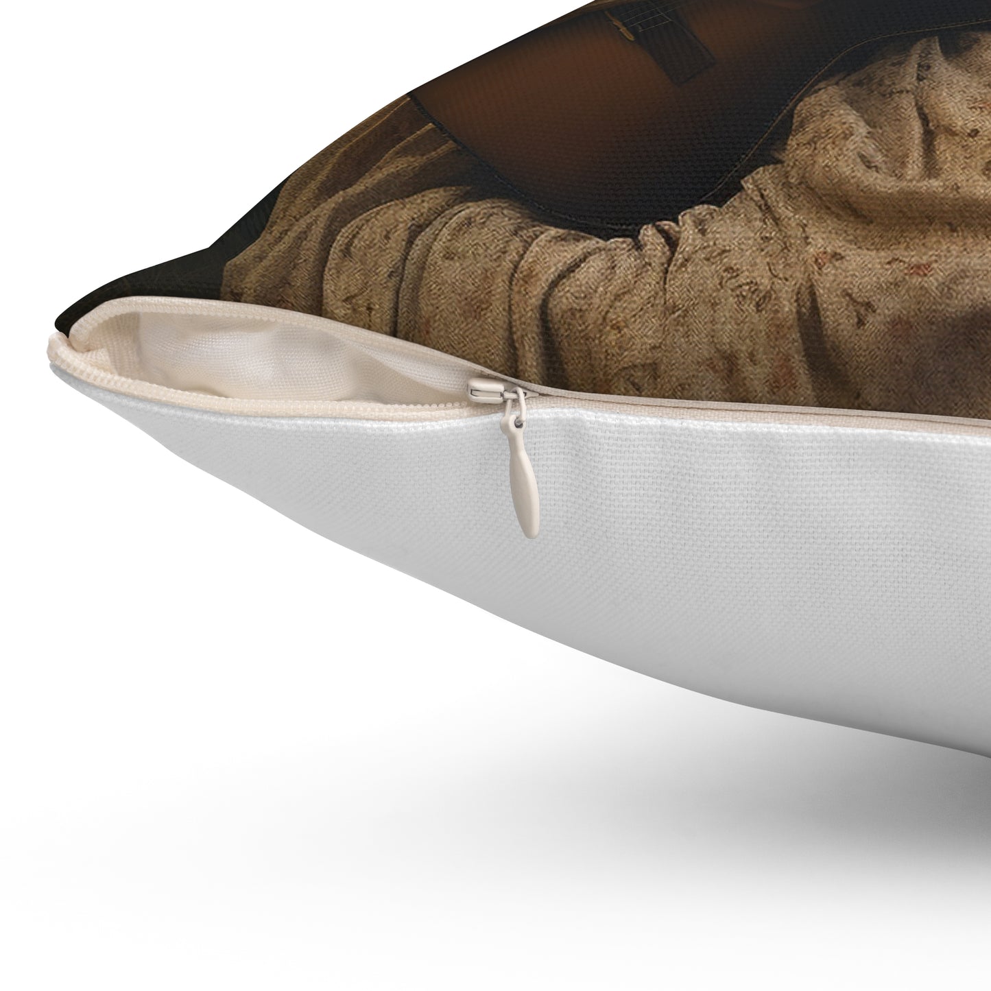 Folk Music #2 - Spun Polyester Pillow - USA