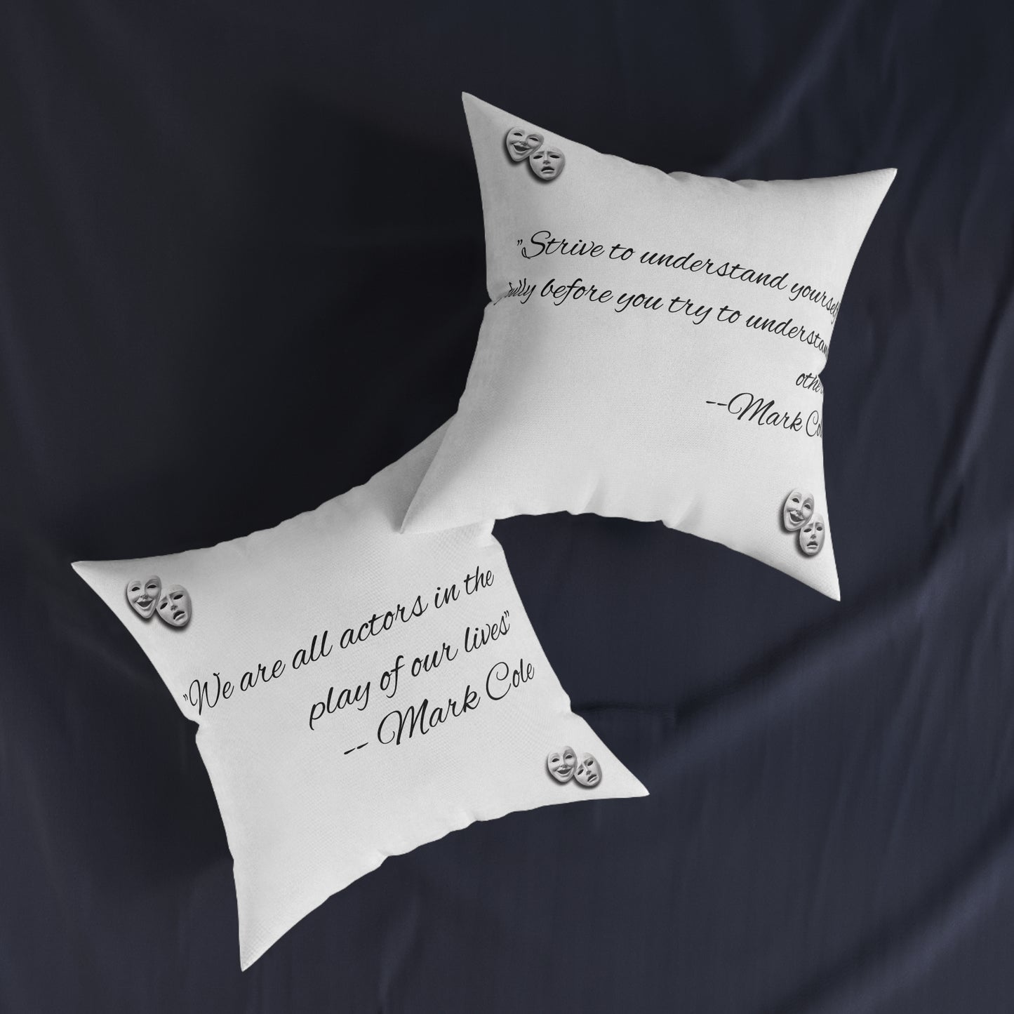 Famous Quotes 4 - Square Pillow UK
