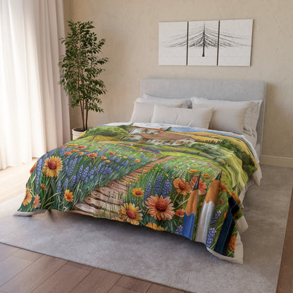 Countryside Beauty #1 - Soft Polyester Blanket