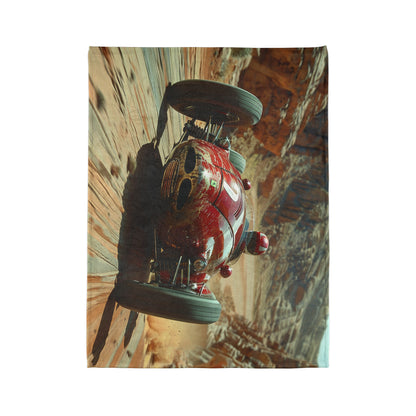 Desert Motorsport #1 - Soft Polyester Blanket