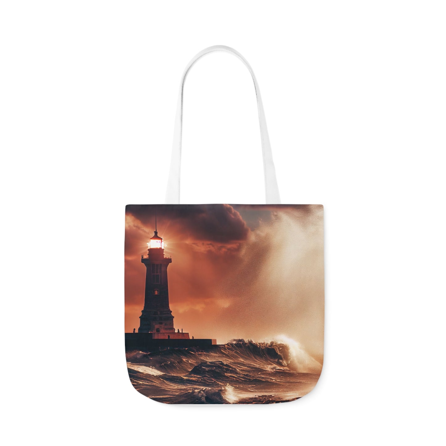 Seascape #1 - Polyester Canvas Tote Bag (AOP)
