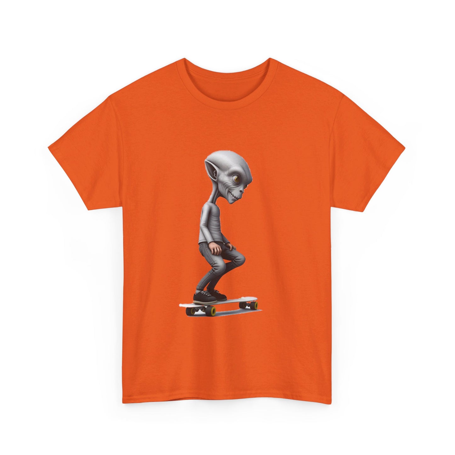 Alien Skater - Unisex Heavy Cotton Tee - USA