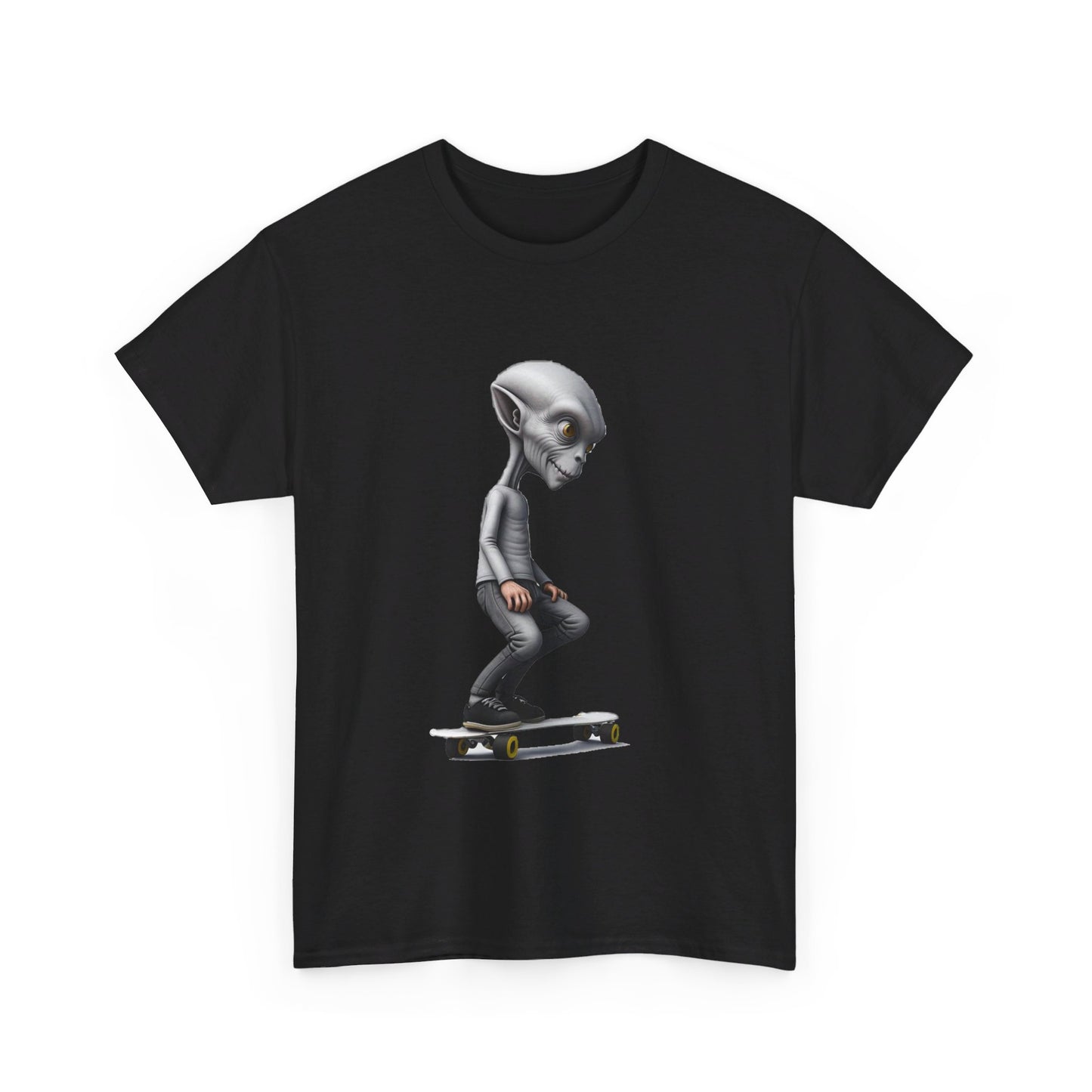 Alien Skater - Unisex Heavy Cotton Tee - USA