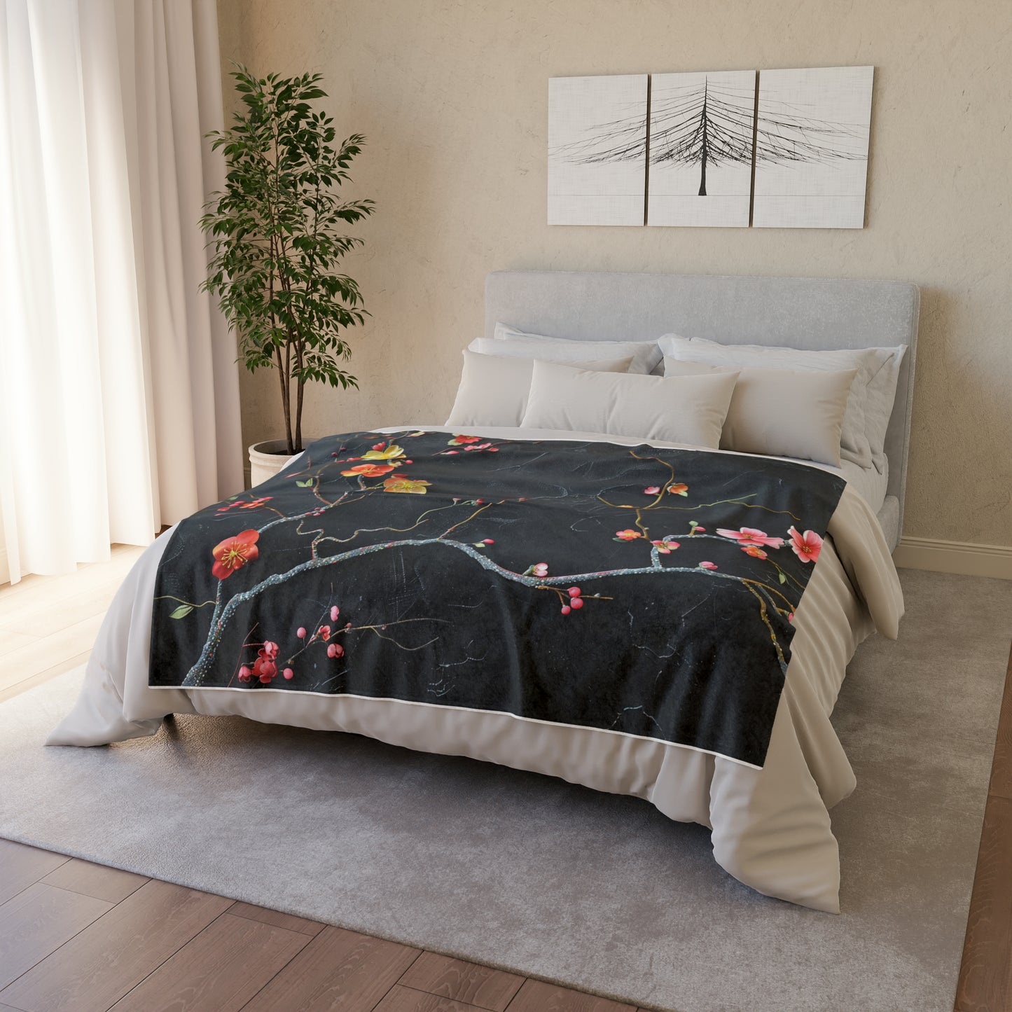 Chinoiseries #a11 - Soft Polyester Blanket