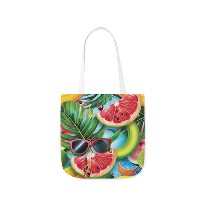Summertime #3 - Polyester Canvas Tote Bag (AOP)