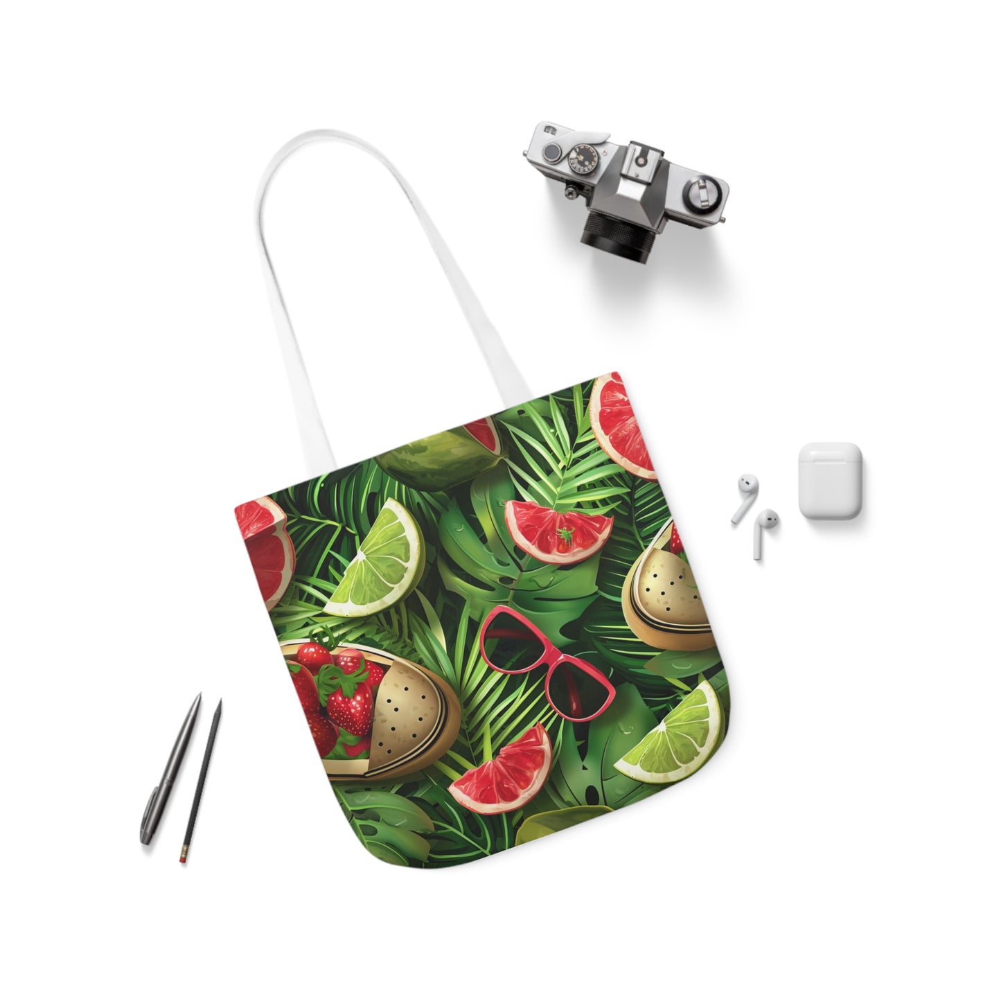 Summertime #8 - Polyester Canvas Tote Bag (AOP)