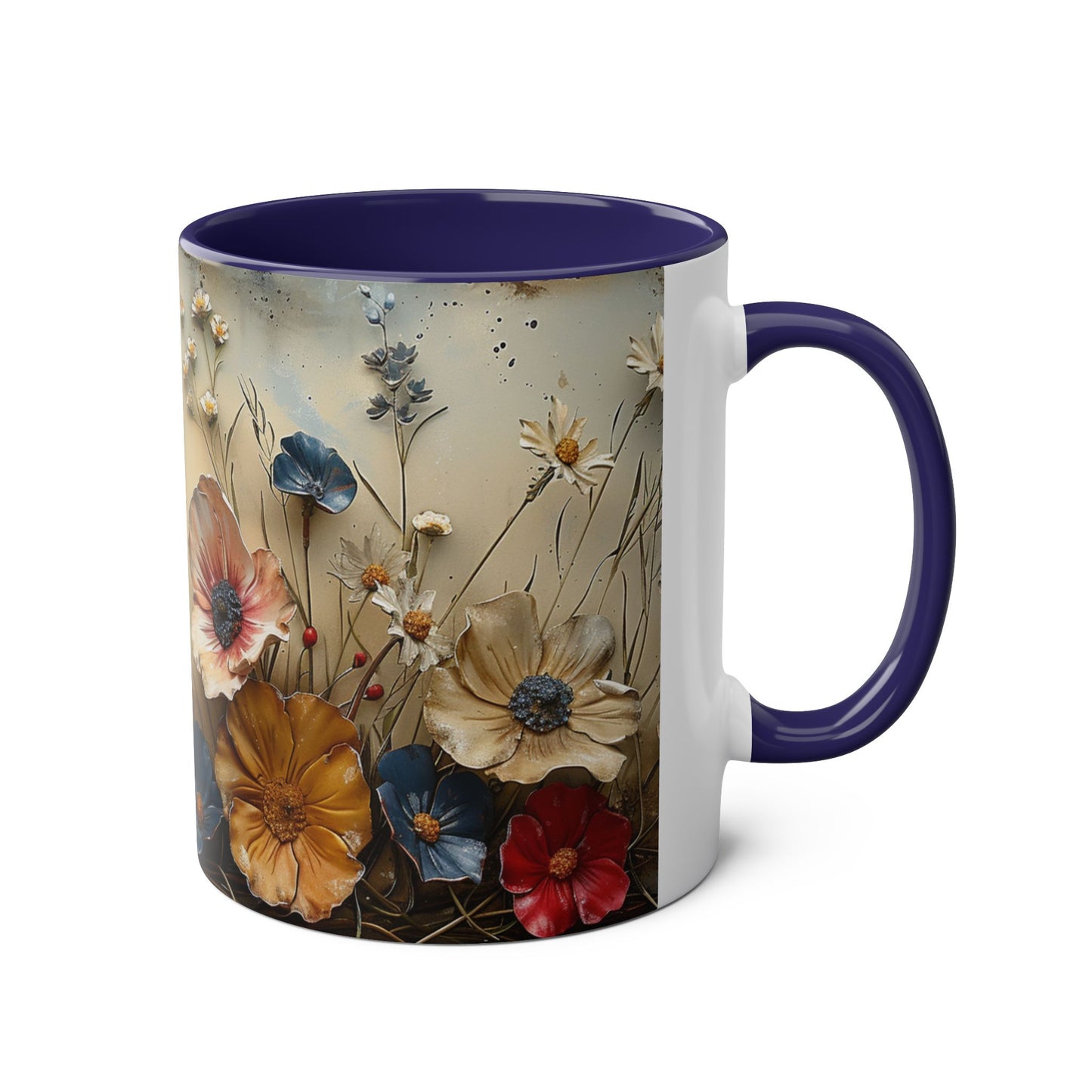 **Pressed Wild Flowers #2 - Coffee Mug 11oz  UK