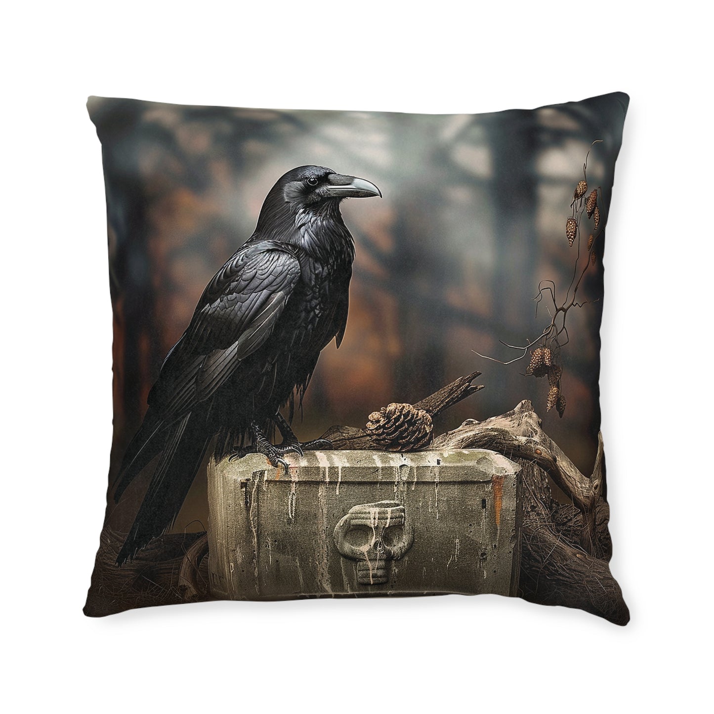 Crows 2 - Square Pillow - UK
