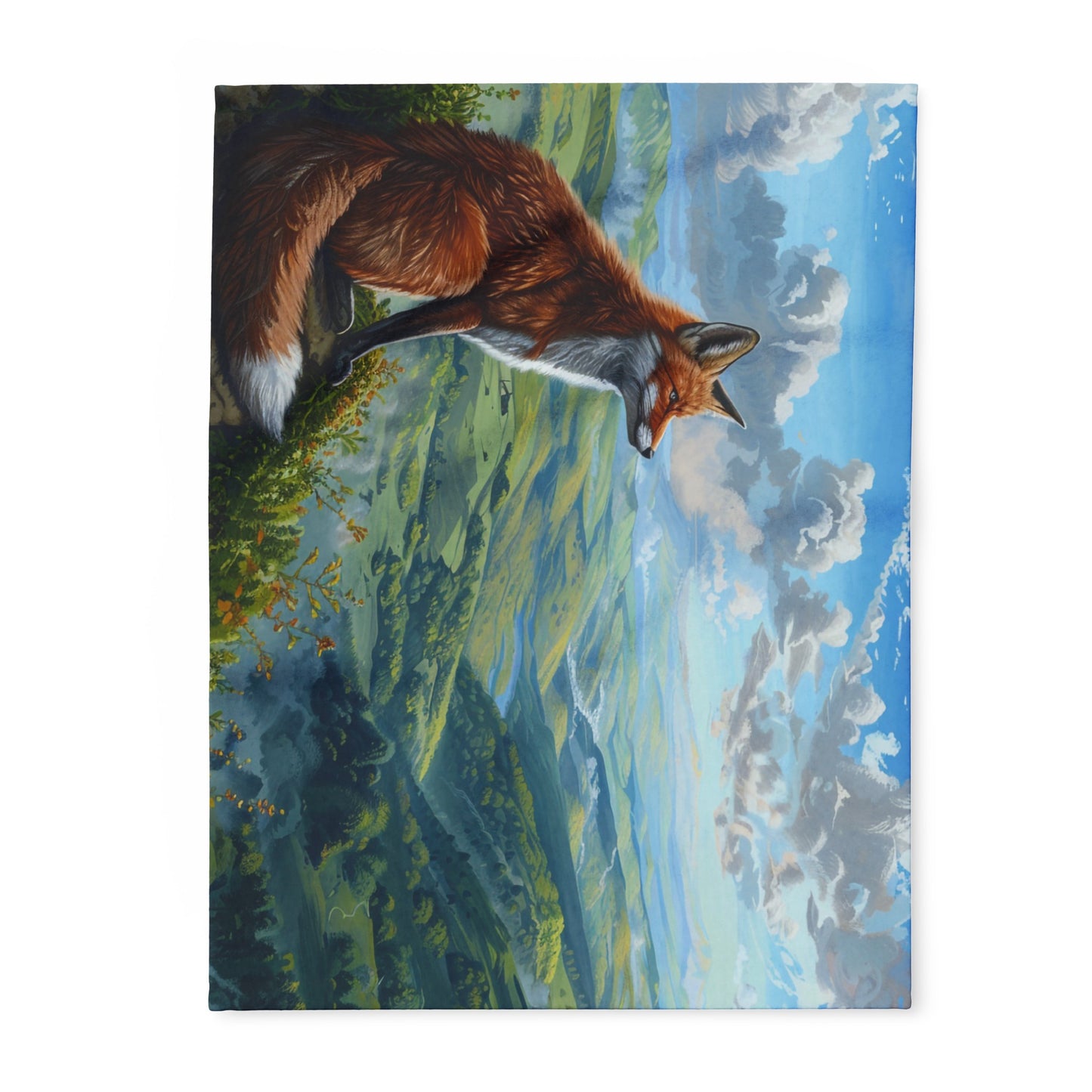 Valley View #4 Arctic Fleece Blanket - UK