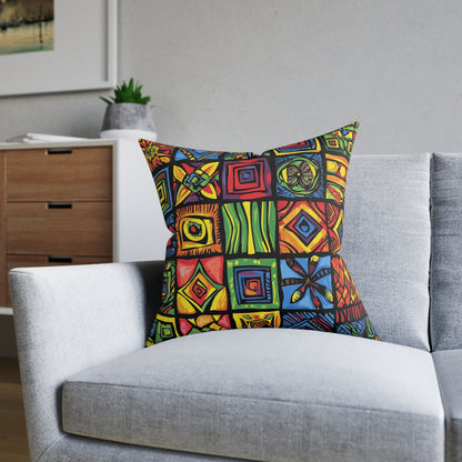 African 2 - Square Pillow - UK