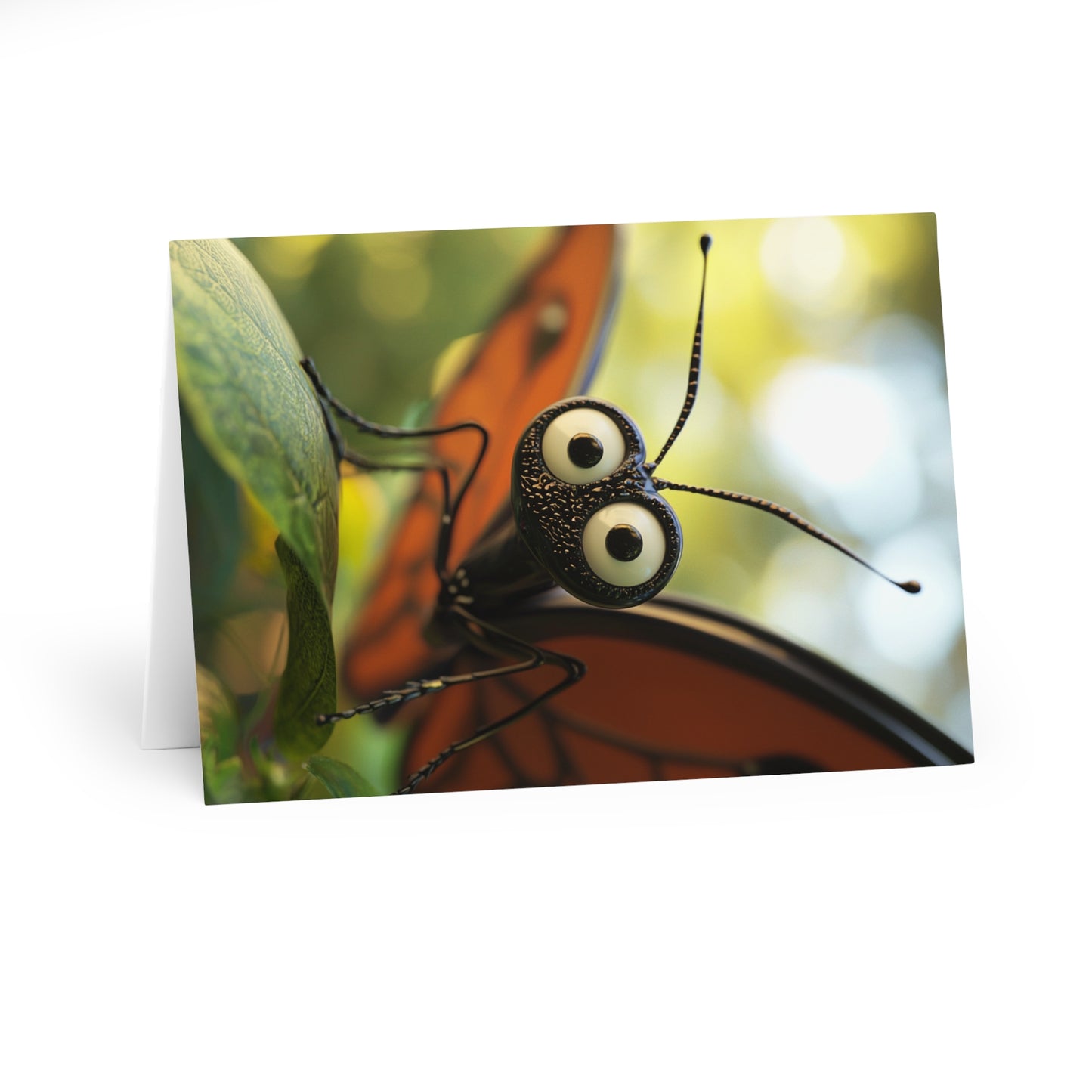 Staring Butterfly - Blank Card (5 Pack) UK