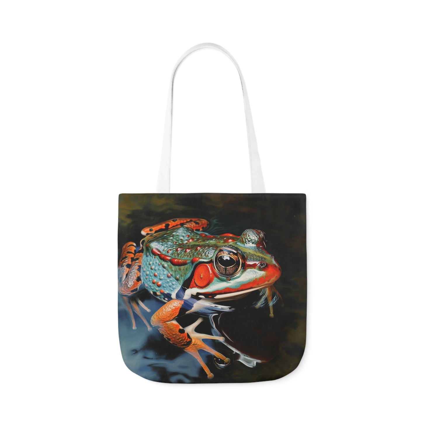 Frog - Polyester Canvas Tote Bag (AOP)