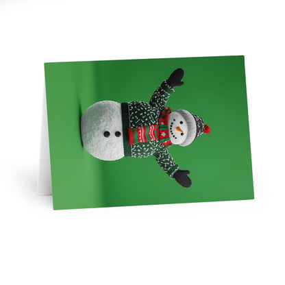 A Merry Christmas Snowman - Blank Card (5 Pack) UK