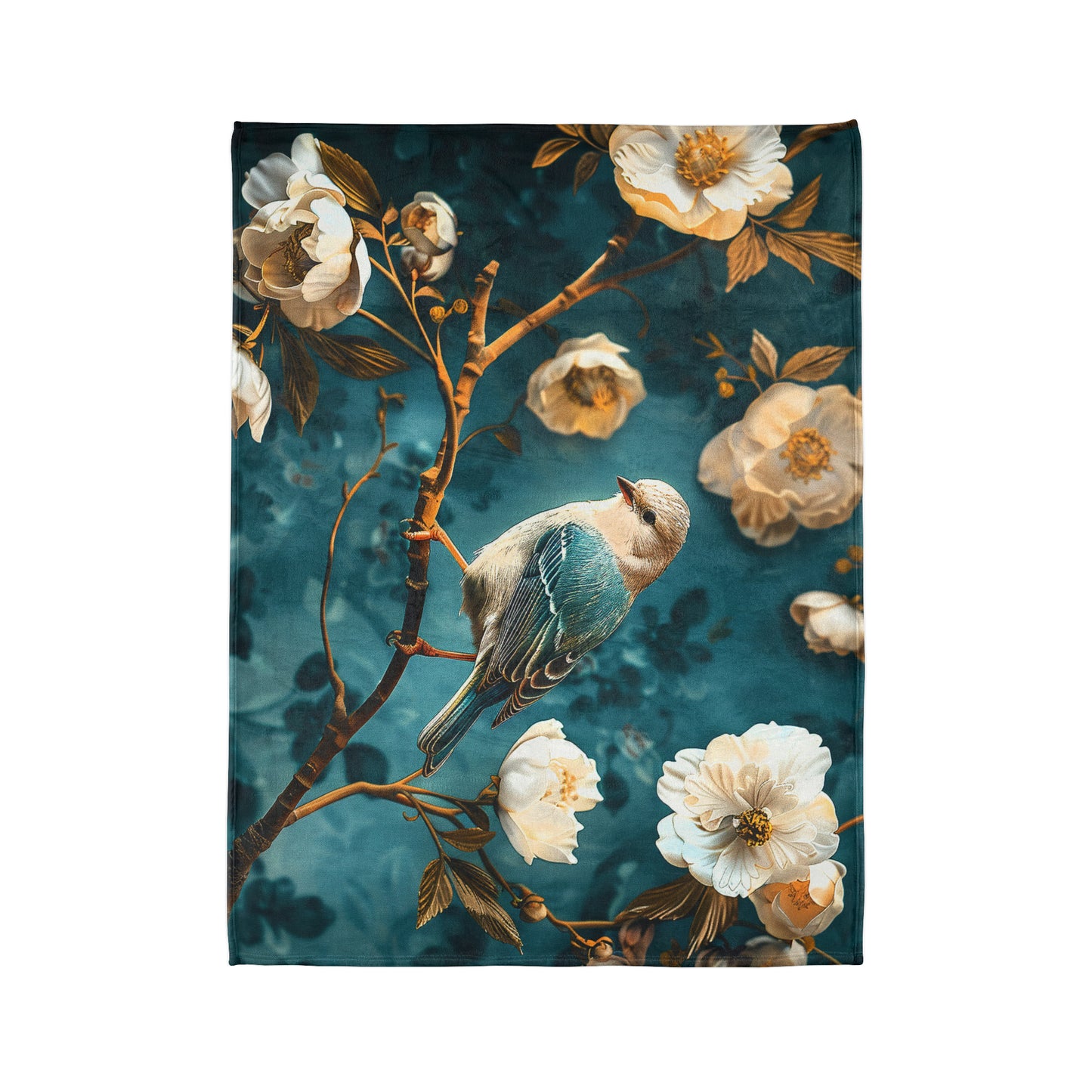 Chinoiserie #3 - Soft Polyester Blanket