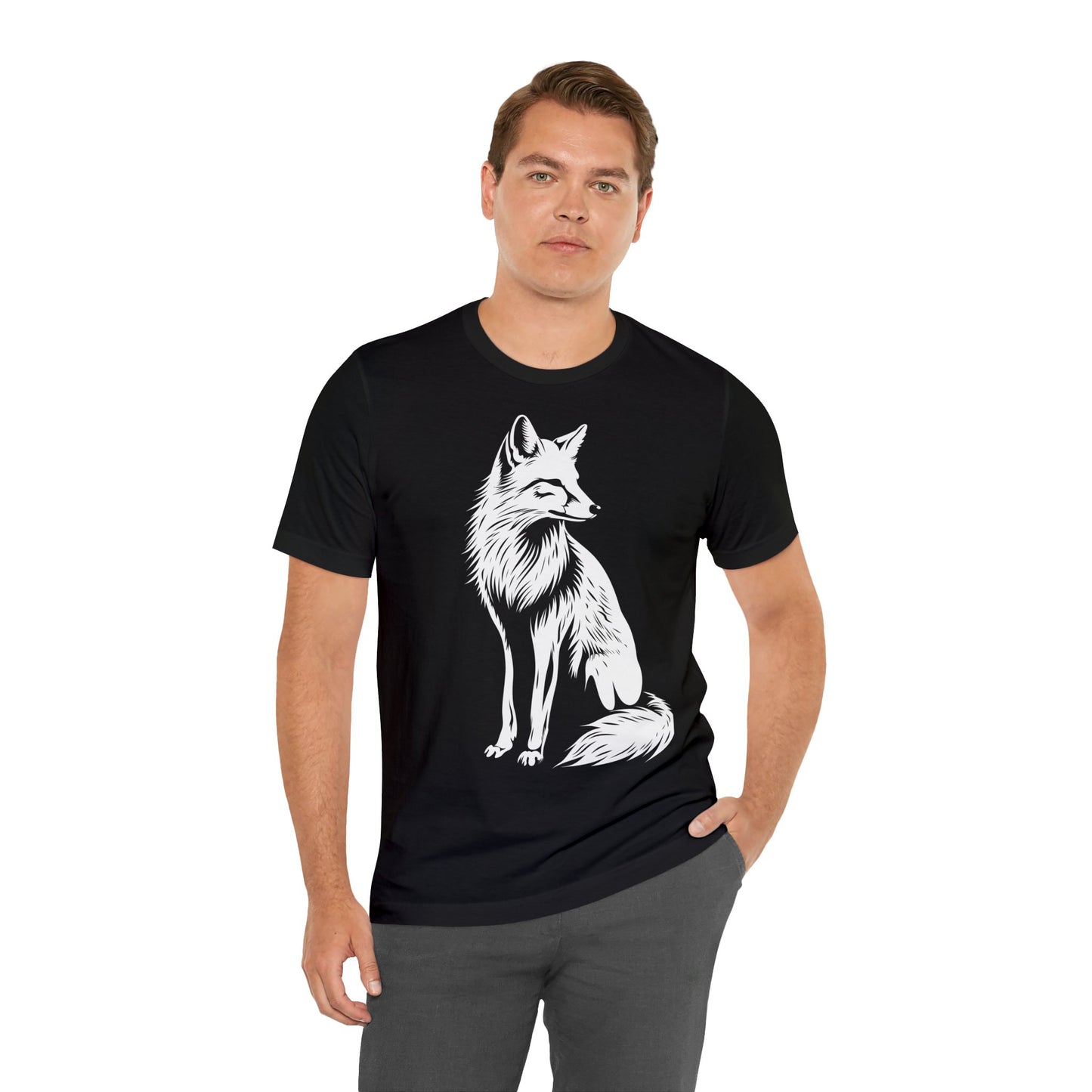 Fox Silhouette Unisex Jersey Short Sleeve Tee