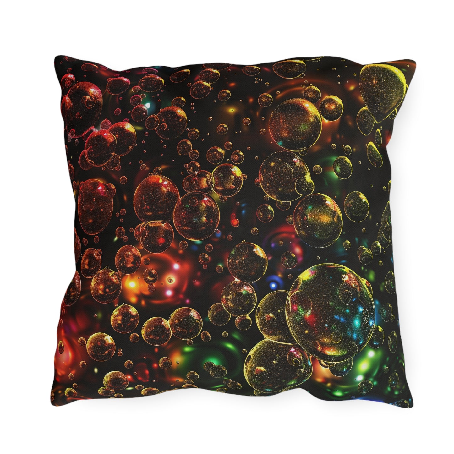 Effervescent Bubbles - Outdoor Pillows - USA