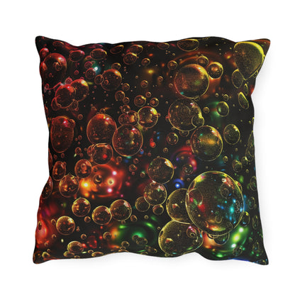 Effervescent Bubbles - Outdoor Pillows - USA