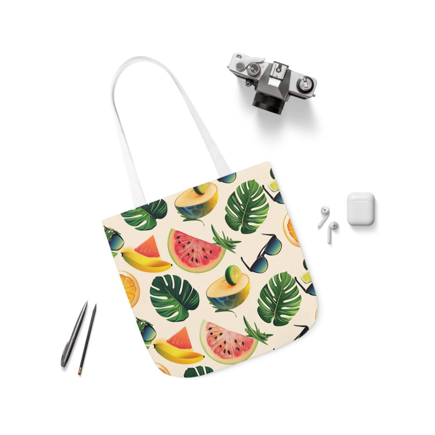 Summertime #2 - Polyester Canvas Tote Bag (AOP)