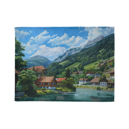 Swiss Beauty #1 Blanket - Soft Polyester Blanket