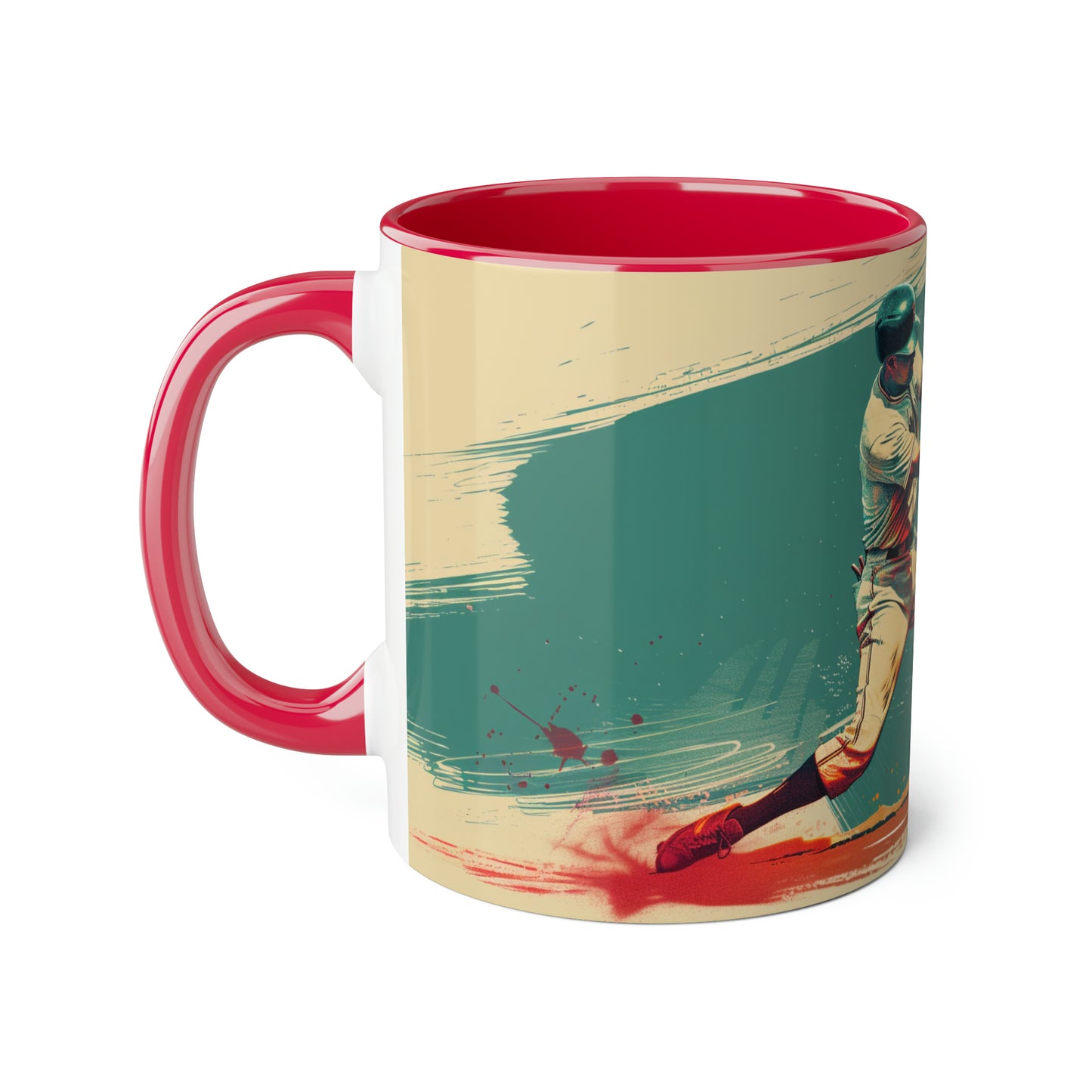 Baseball Accent Mug -11oz  Canada Only