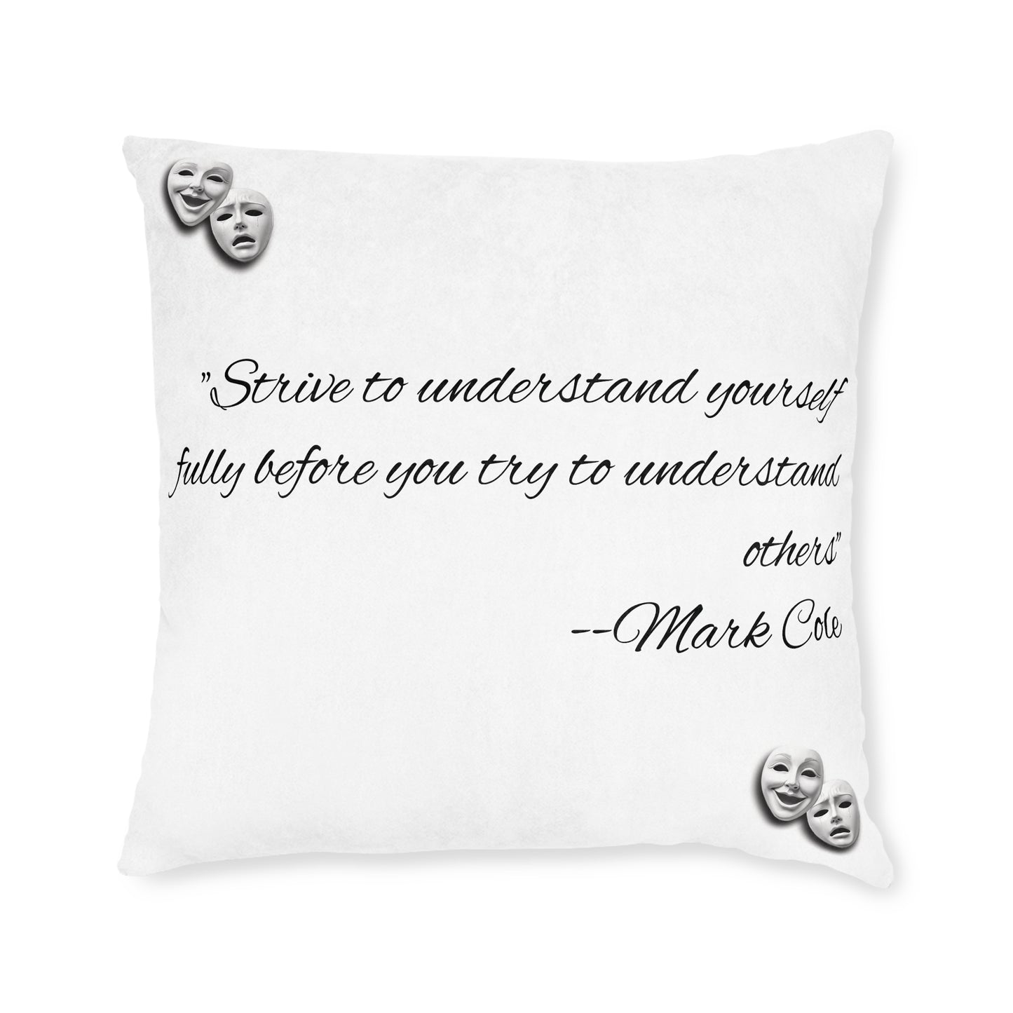Famous Quotes 4 - Square Pillow UK