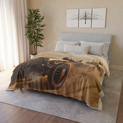 Steampunk Racer #2 - Soft Polyester Blanket