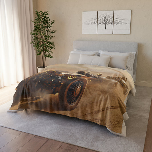 Steampunk Racer #2 - Soft Polyester Blanket