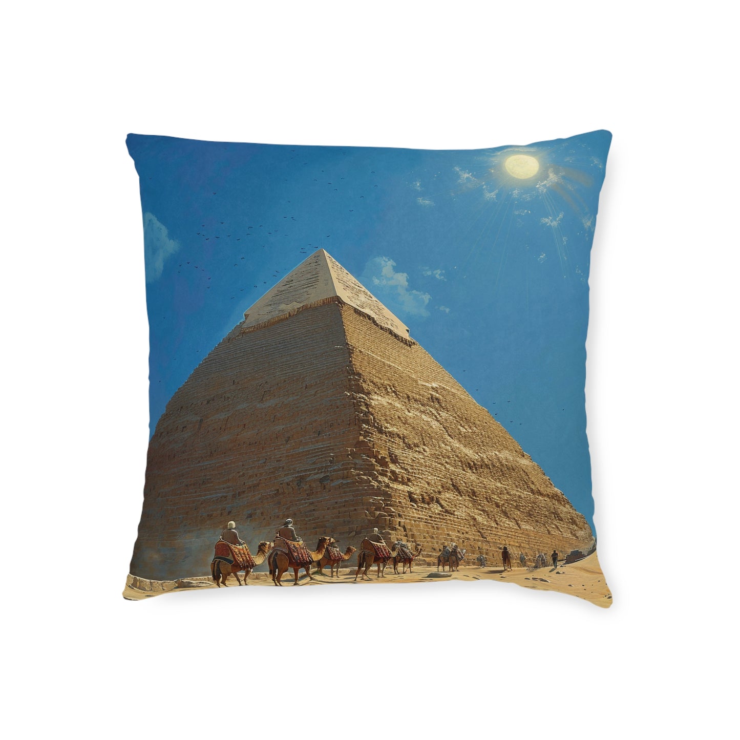 Egyptian Pyramids - Square Pillow - UK