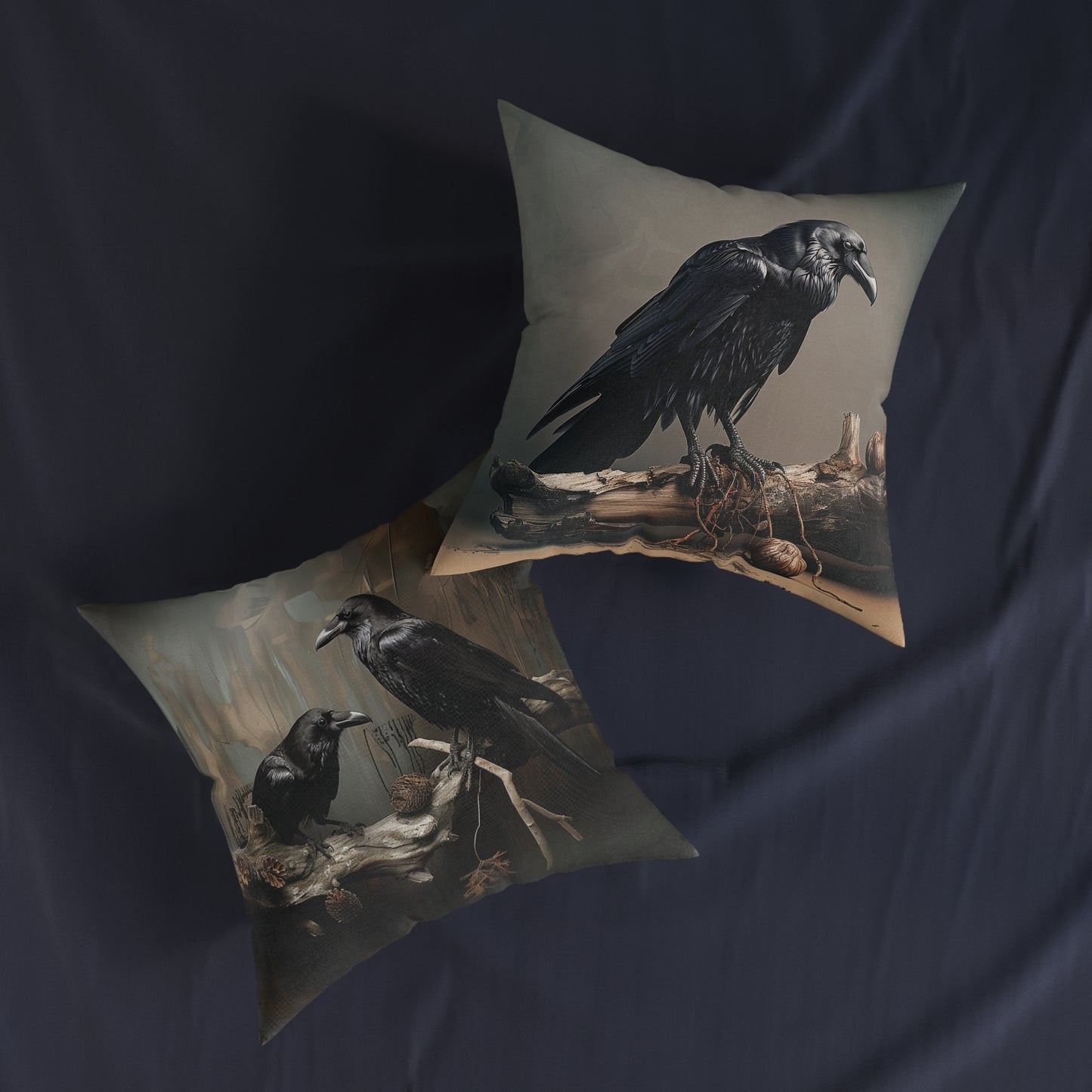 Crows - Square Pillow - UK