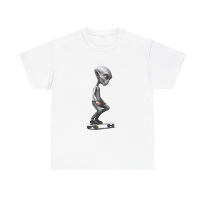 Alien Skater - Unisex Heavy Cotton Tee - USA