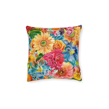 Summer Flowers - Square Pillow - UK
