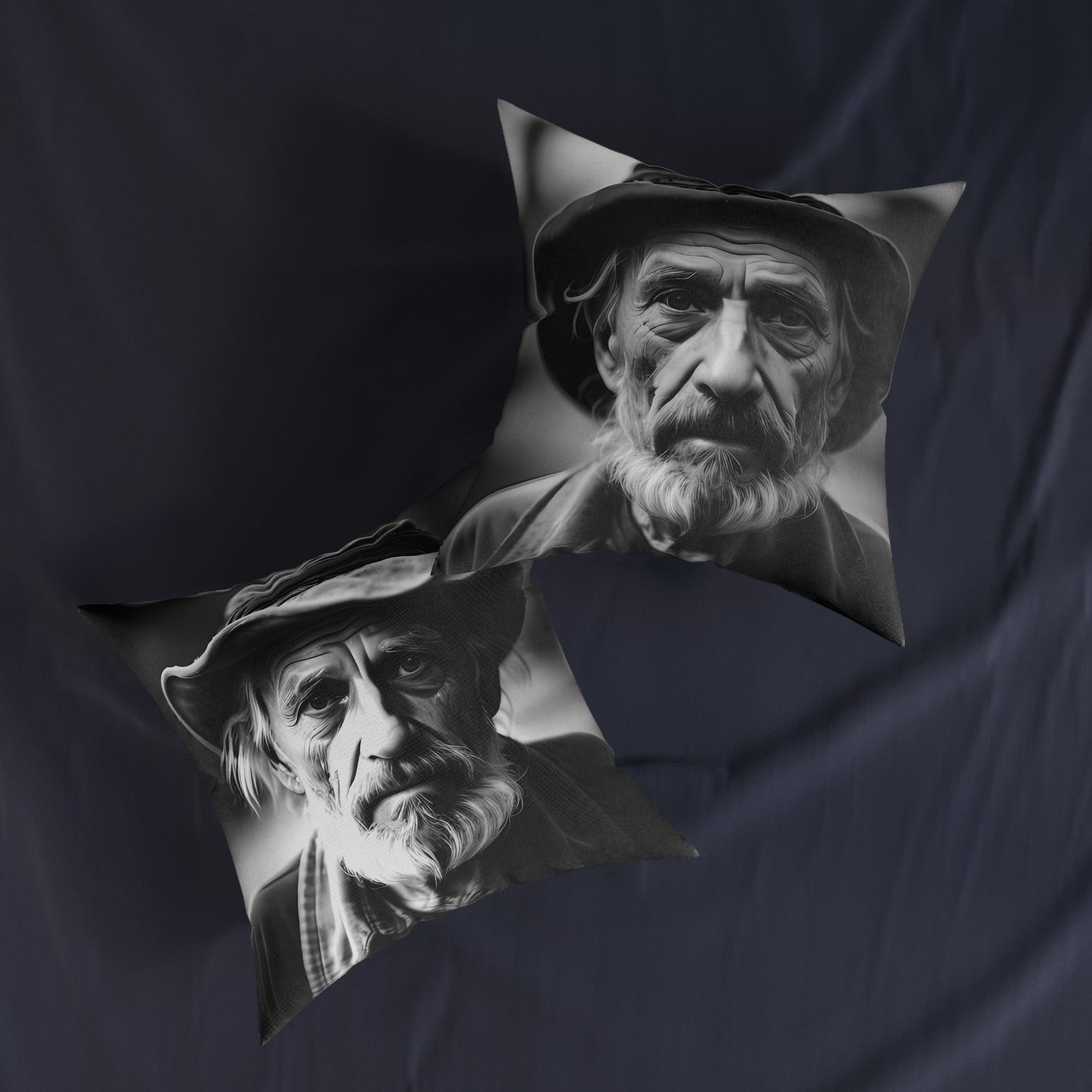 Old Man - Square Pillow - UK