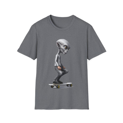 Alien Skater - Unisex Softstyle T-Shirt - UK