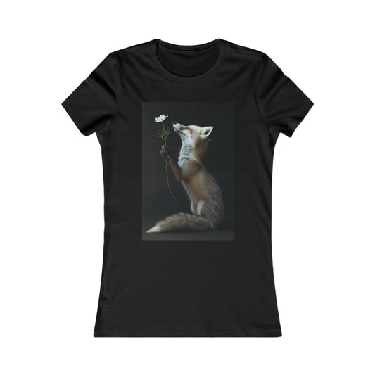 Flower_Fox - Women's Favorite Tee