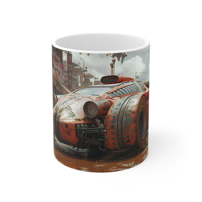 Futuristic Car 3 Ceramic Coffee Cups, 11oz, 15oz - UK