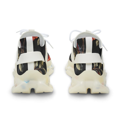 Flower Design  -  Men's Mesh Sneakers - China Only